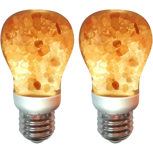 Himalayan Glow 1651C-2PK focos de luz de sal natural, 11 vatios, regulable