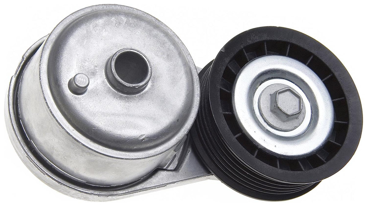 ACDelco Gold 38103 Conjunto Tensor de Correa de Transmisión con Polea, Aluminio con Polea Negra
