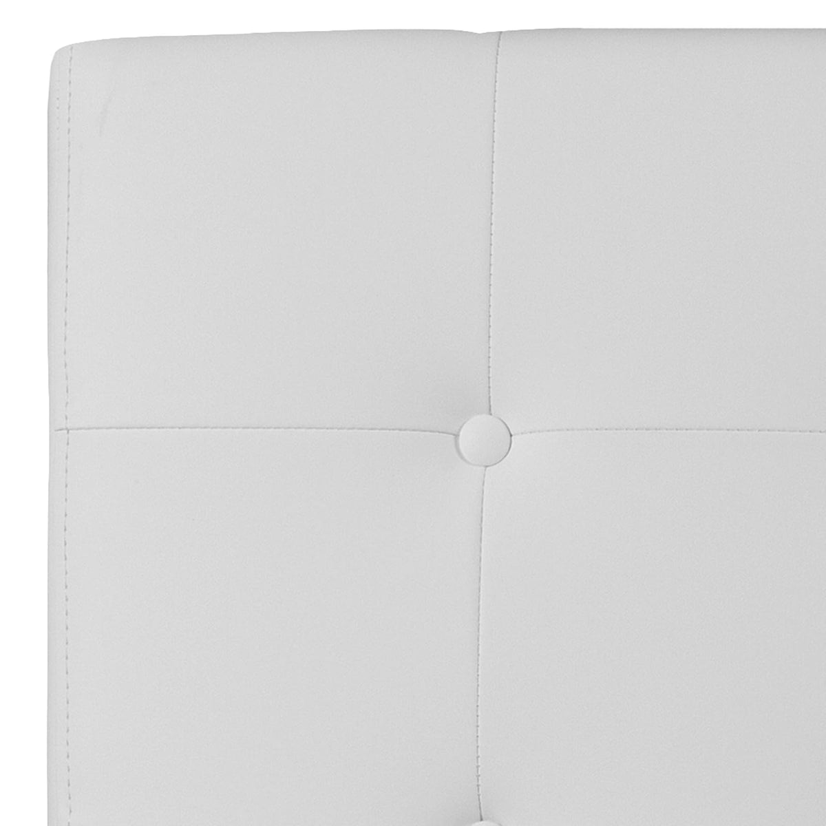 Flash Furniture Lennox - Cabecero tapizado de tamaño Individual en Vinilo Blanco