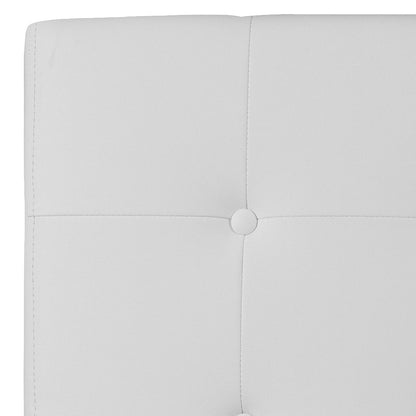 Flash Furniture Lennox - Cabecero tapizado de tamaño Individual en Vinilo Blanco