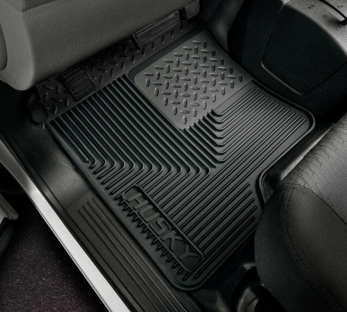 Husky Liners Alfombrillas para Piso Delantero Resistentes 51231 para Ford Expedition/F-150 y Lincoln Navigator 2003-2014, Negro