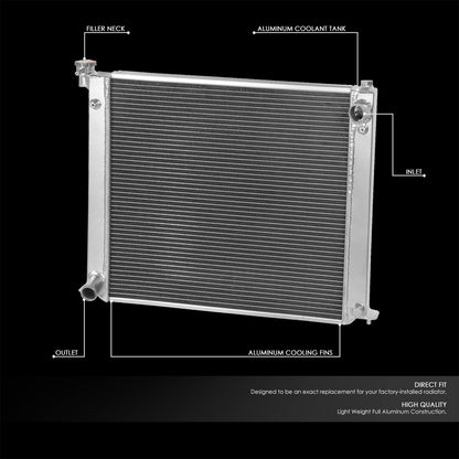 DNA Motoring Radiador Aluminio 2 Filas Nissan 300ZX Turbo 90-96