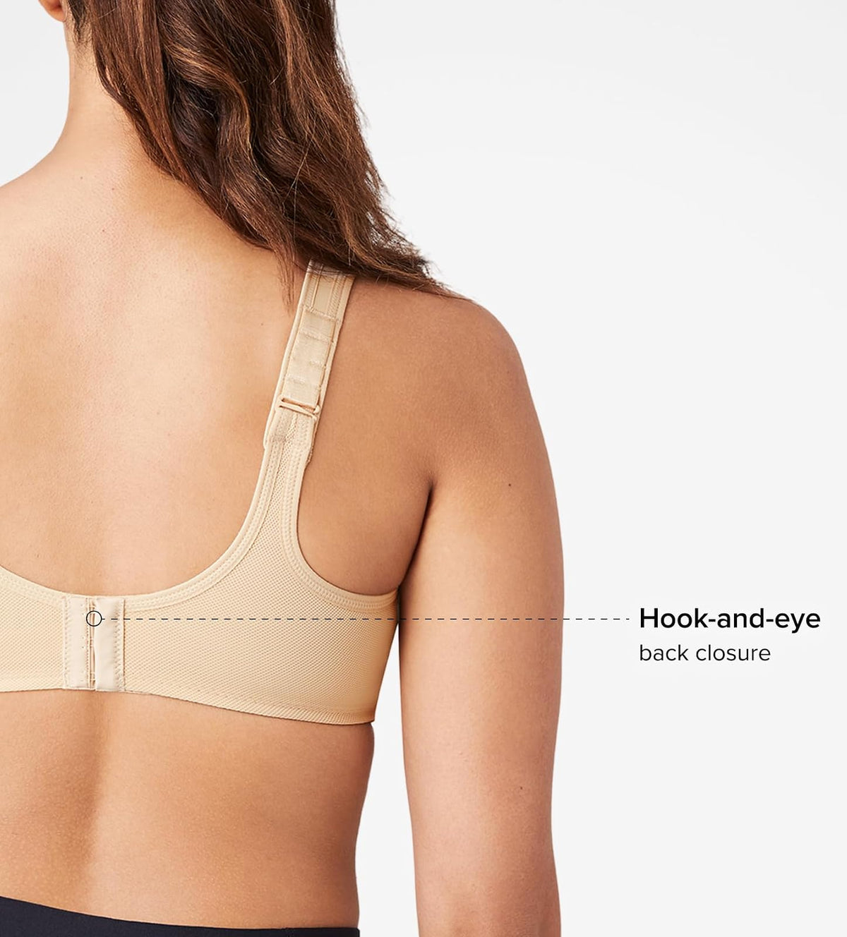 Wacoal Women's Underwire Sport Bra | Sin forro, aros, cobertura completa, alisado de espalda
