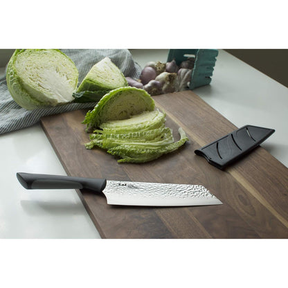 Kai Luna - Cuchillo de pelar con funda y mango de agarre suave, 9 cm, Asian Utility 6.5 pulgadas, 6.5 in (16.51 cm), 1