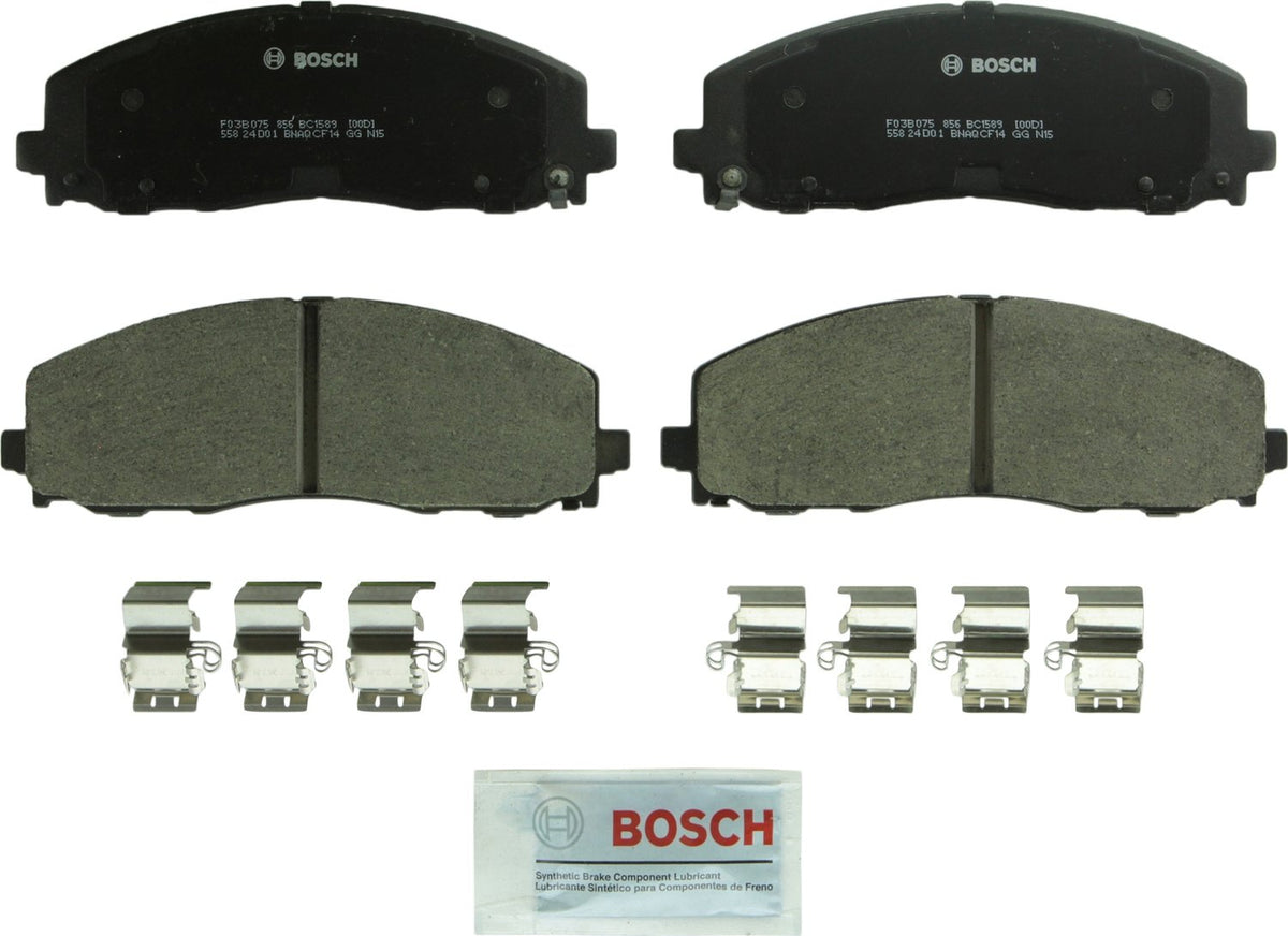 Bosch QuietCast Premium Pastillas de Freno Cerámicas - Frente - 1589 - 1500-1599