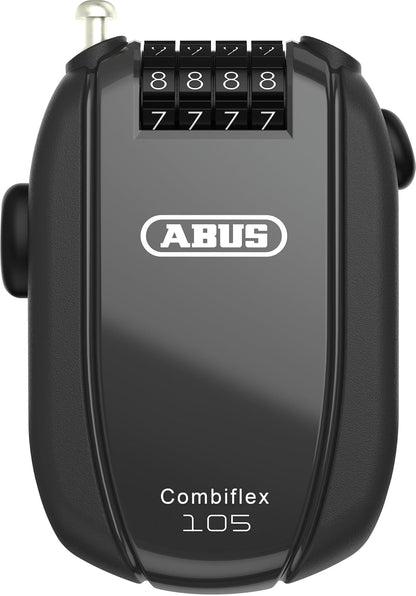 ABUS Candado de bicicleta Combiflex, negro, 105 cm