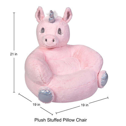 Trend Lab Silla de Peluche para niños con diseño de Unicornio Rosa