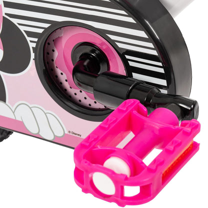 Huffy Disney Minnie - Bicicleta para niña para niños, Ruedas de Entrenamiento, 12 Pulgadas y 16 Pulgadas