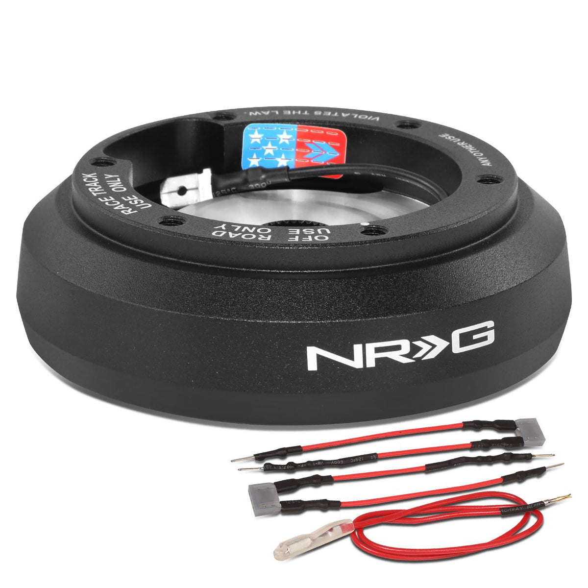 NRG Innovations SRK-167H Adaptador de Volante de Buje Corto para Mazda Miata NB, Negro