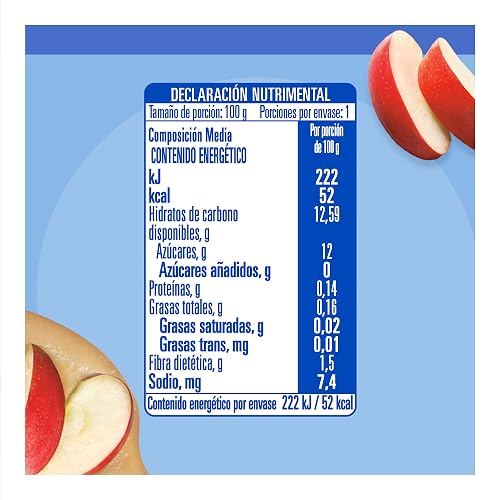 Papilla Gerber Orgánico Pouch Etapa 2 Manzana 100g Paquete 12