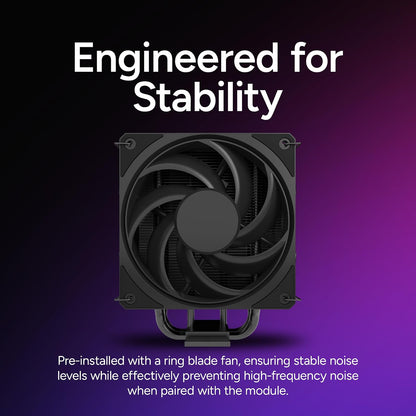 Cooler Master Hyper 212 3DHP CPU Air Cooler – Tecnología patentada de tubería de calor 3D, ventilador PWM de alto flujo de aire de 120 mm, refrigeración silenciosa y fácil instalación, AMD AM5/AM4 e