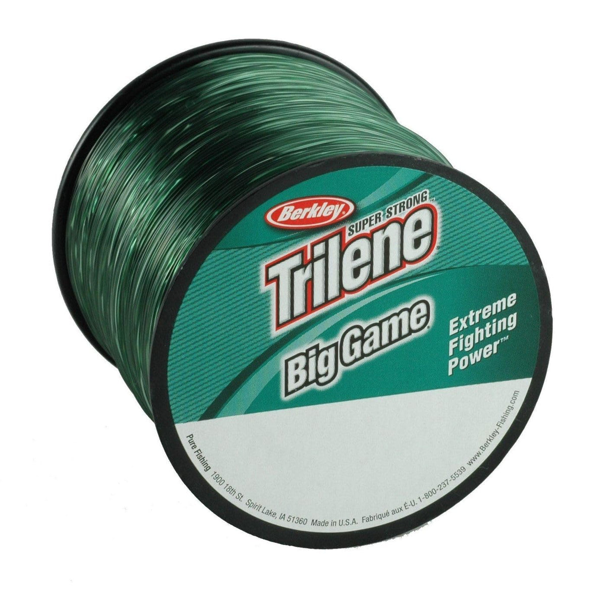 Berkley Trilene Big Game Línea de Pesca - 595 Yd, pound test 25 - Verde