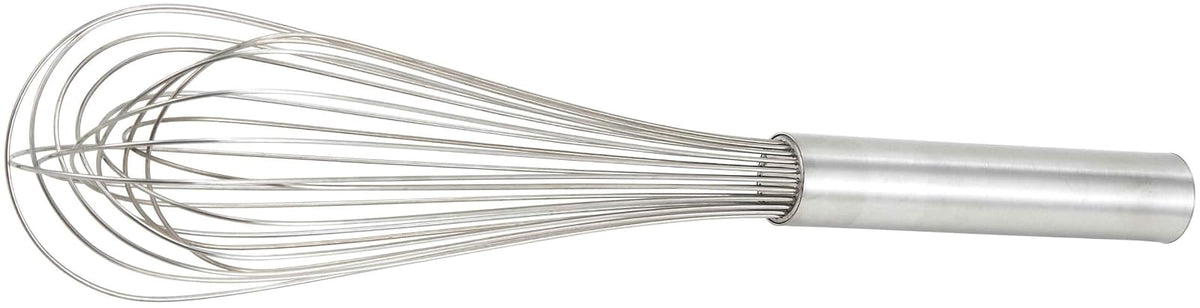 Winco Látigo de alambre de piano de acero inoxidable, 12 pulgadas, 12 pulgadas