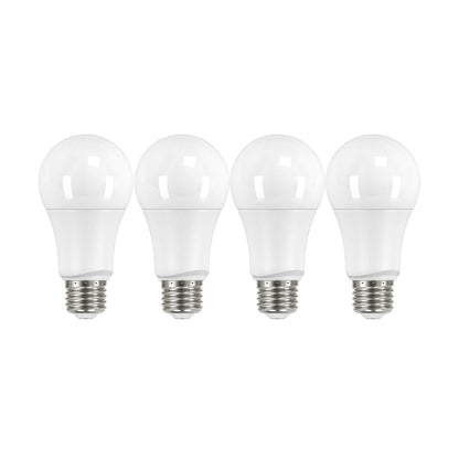 Satco S29558 - Bombillas LED A19 de 9,5 W, equivalente a 60 W, 4000 K, color blanco frío, paquete de 4
