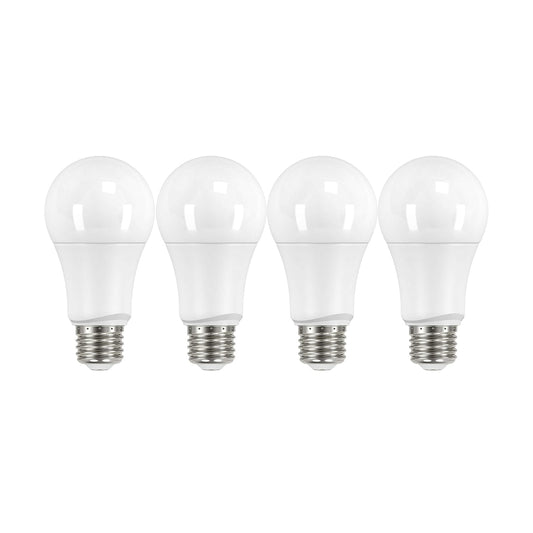 Satco S29558 - Bombillas LED A19 de 9,5 W, equivalente a 60 W, 4000 K, color blanco frío, paquete de 4