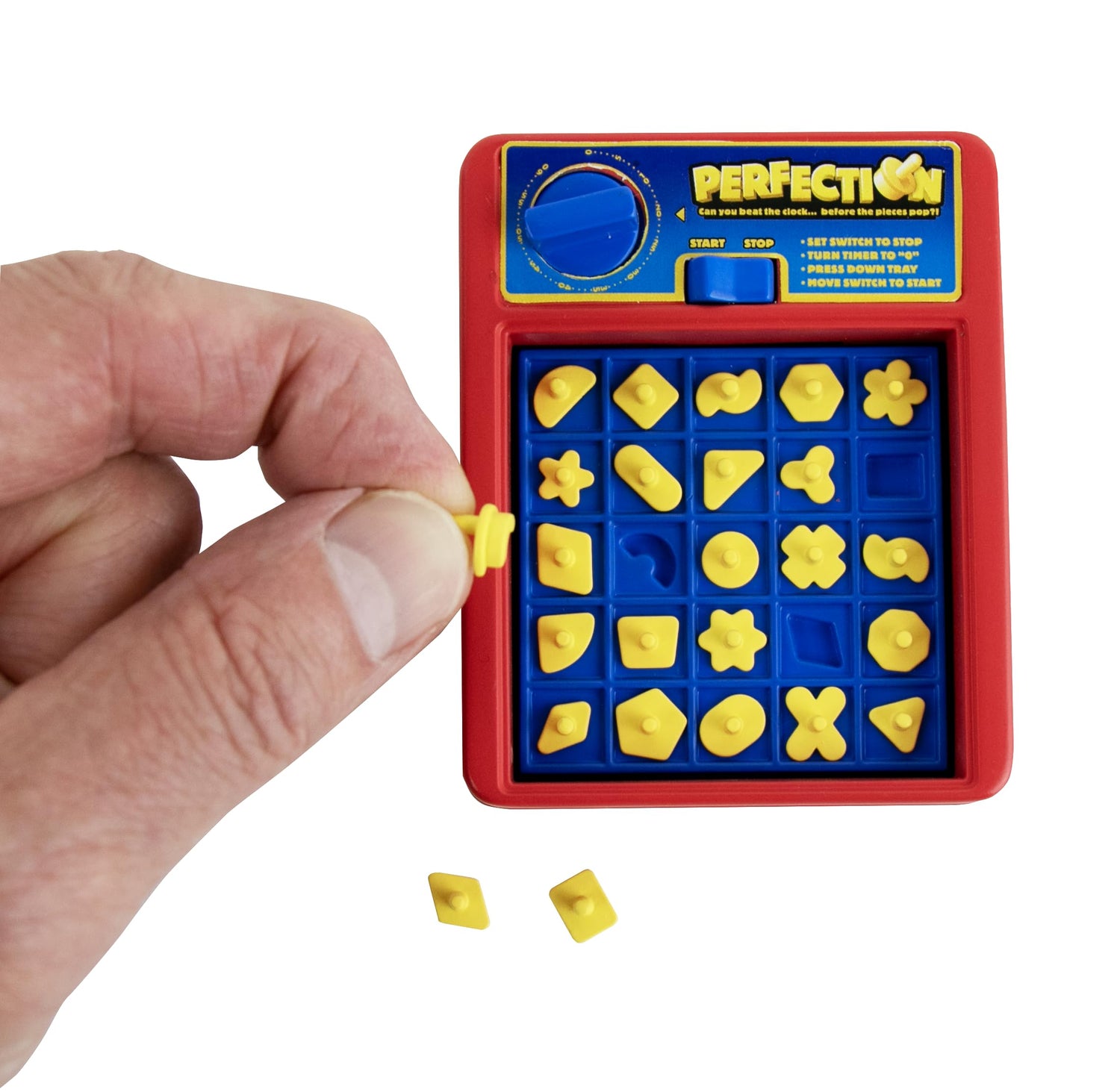 World's Smallest Perfection, juego en miniatura totalmente funcional, juego clásico de forma rápida para niños y adultos, juego de mesa, juegos familiares, juego de viaje, relleno de medias, cestas de