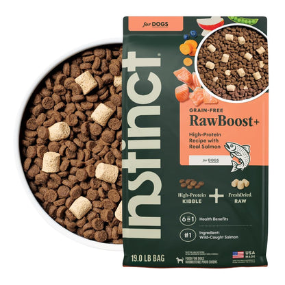 Instinct Raw Boost Alimento para Perro Sin Granos con Carne Cruda - Salmón - 8.62 KG