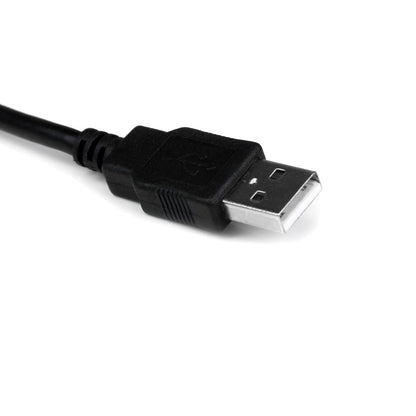 StarTech ICUSB232PRO Cable USB a Puerto Serie Serial RS232 con Retención del Puerto de Asignación COM, 1x DB9 Macho, 1x USB A Macho, 0.3m