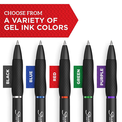 SHARPIE S-Gel BOLDPT Negro 4CT