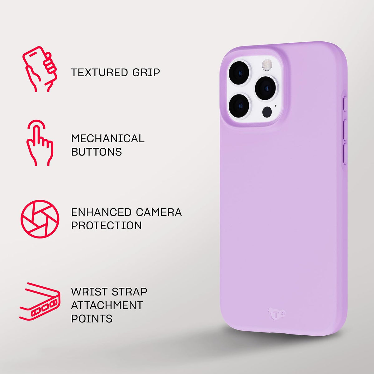 tech21 EvoLite para iPhone 16 Pro Max Ultra Thin - Funda de protección contra impactos - en índigo