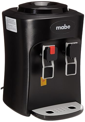 Mabe - Dispensador de Agua Counter Top 2 llaves, Negro - EMM2PN