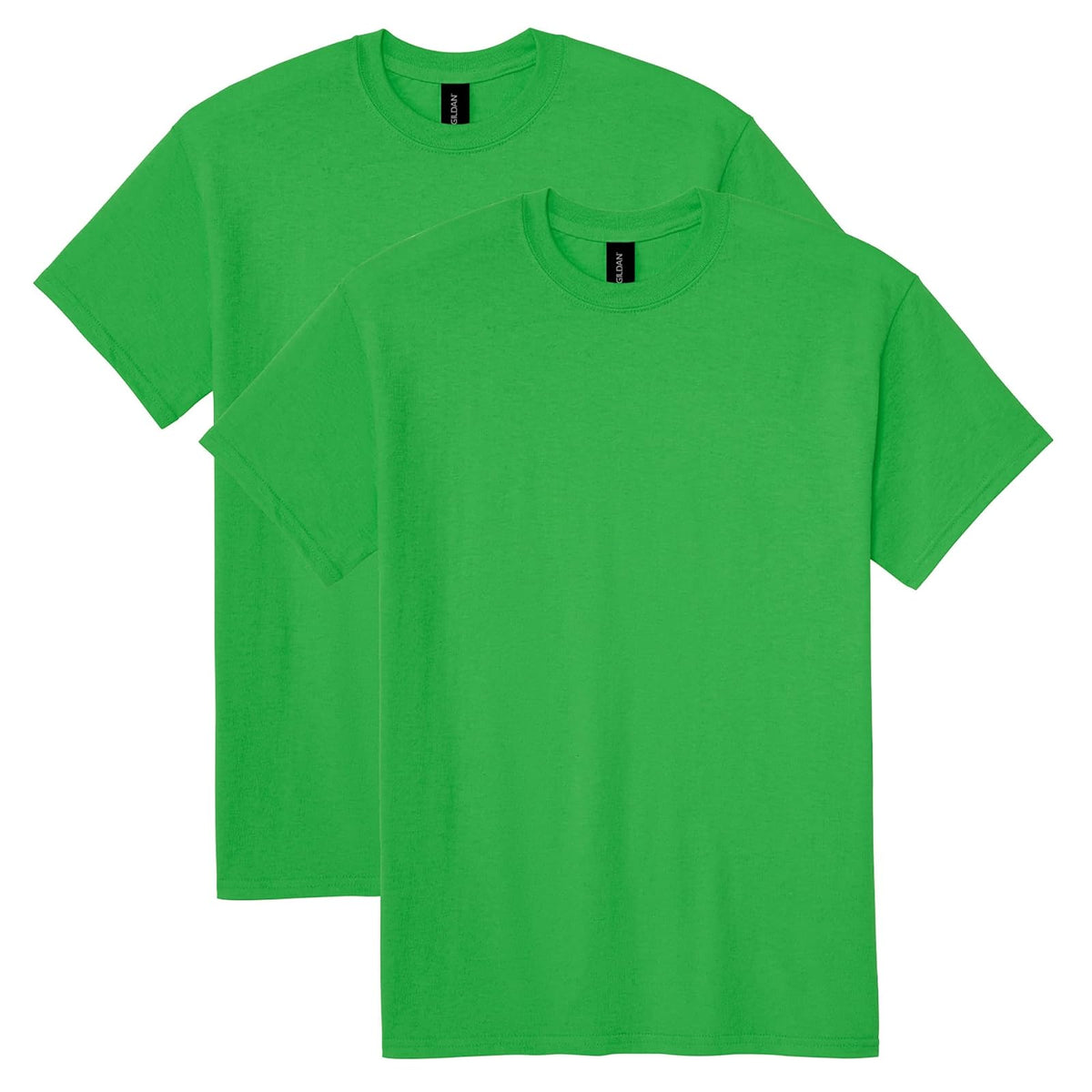 Gildan DryBlend playera de algodón para adulto, paquete de 2 - Verde irlandés (paquete de 2) - M