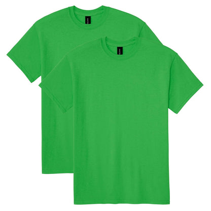 Gildan DryBlend playera de algodón para adulto, paquete de 2 - Verde irlandés (paquete de 2) - M