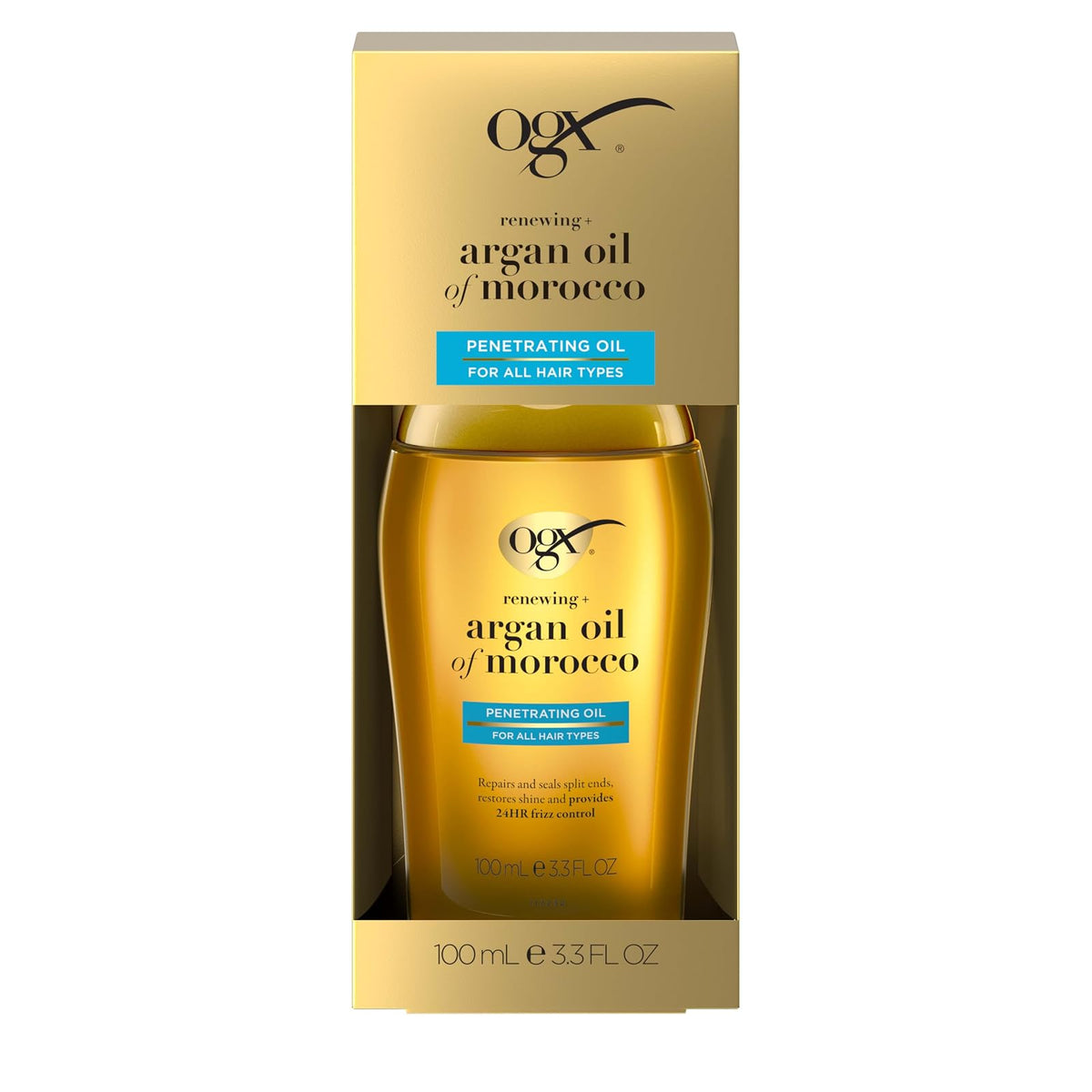 OGX, Tratamiento Renovador de Aceite de Argán, 100 ml