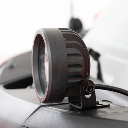 Rough Country Luces LED Redondas Duales de 3.5", 36 W, 3,240 Lúmenes, con DRL Ámbar, para Jeeps y Camionetas 70900A