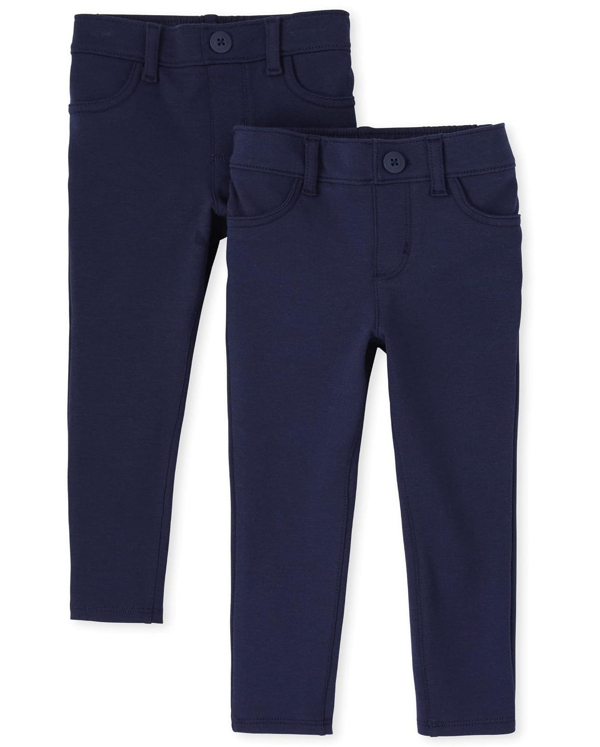 The Children's Place Paquete de 2 Jeggings para bebé y niña pequeña