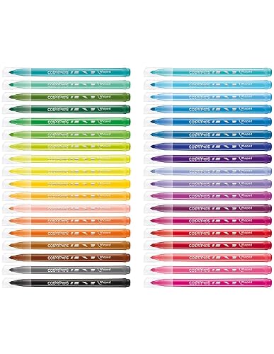 Maped Plumones Ocean Con Punta Conica, incluye 36 piezas