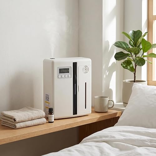 Máquina de Aromaterapia Inteligente | Aromatizantes Silencioso con Nebulización para Hogar, Hotel y SPA
