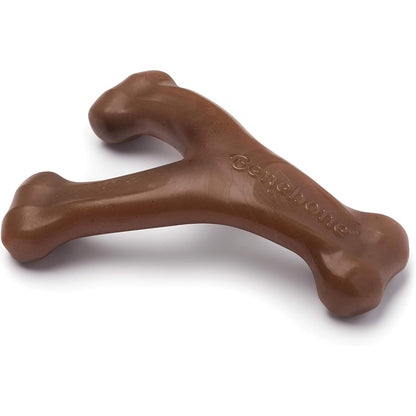 Benebone Wishbone Juguete Masticable para Perro, Sabor Real - Cacahuete real - Small