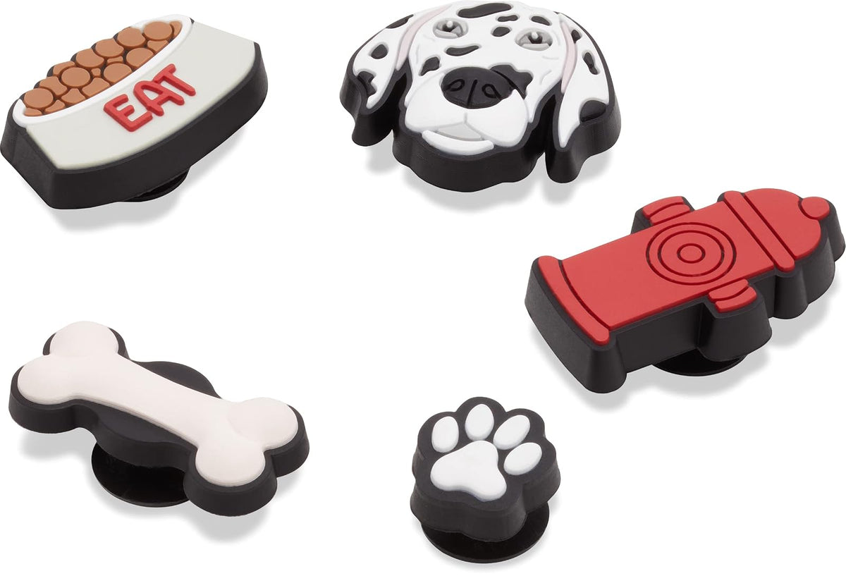 Crocs Jibbitz Charms Animal 5 paquetes | Jibbitz para Crocs dijes para zapato para Unisex adulto - carbón - 5 Pack De