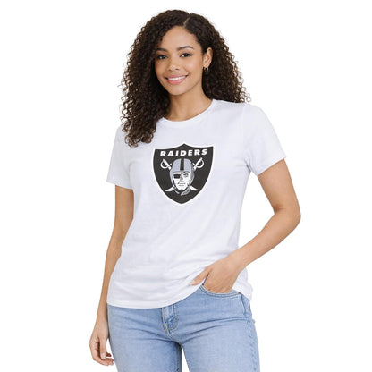NFL Playera Aficionado Básica Las Vegas Raiders - CH - Blanco