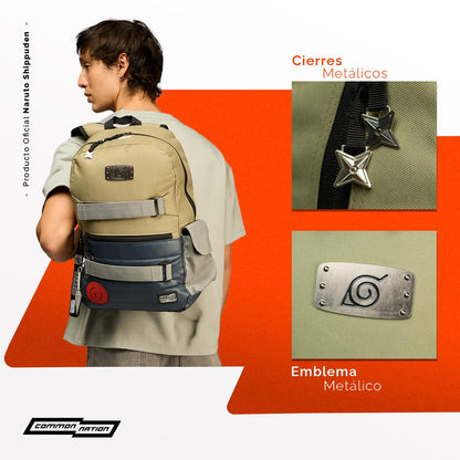 Naruto NTS005-BP156A Mochila Kakashi 19L, Verde, Grande