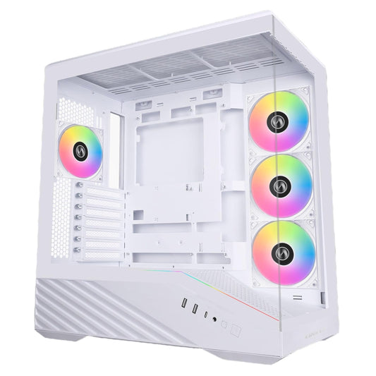 Lian LI Vector V100 White – ARGB ATX/mATX/ITX Case with Clean Pro Gamer Style