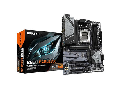 GIGABYTE B650 Eagle AX AM5 LGA 1718 AMD B650 ATX, DDR5 Triple M.2, PCIe 5.0, USB 3.2 Gen2x2 Tipo-C, AMD Wi-Fi 6E, Realtek GbE LAN