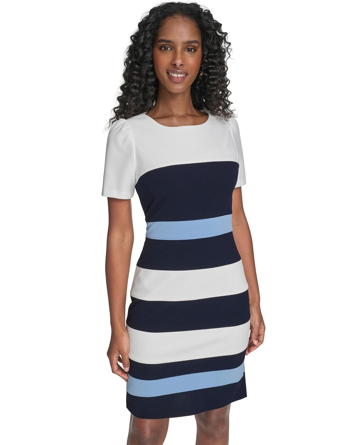 Tommy Hilfiger Vestido Funda Bloque de Color - Marfil - Sky Captain - Breeze - 2