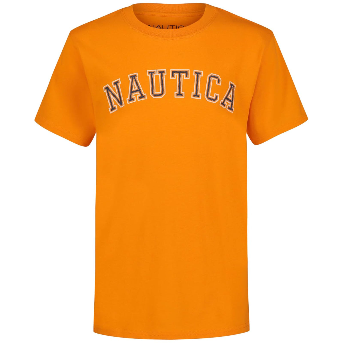 Nautica Playera de Manga Corta con Cuello Redondo para Niño - Varsity Arch caqui - 14-16