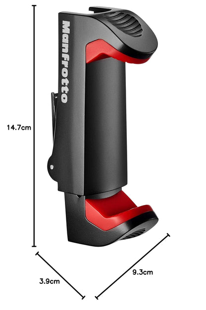 Manfrotto Abrazadera Universal para Smartphone, versión Pro (MCPIXI), Color Negro