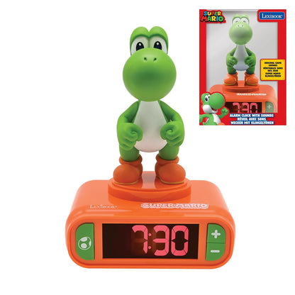 Lexibook Reloj Despertador Infantil con Luz Nocturna - Super Mario