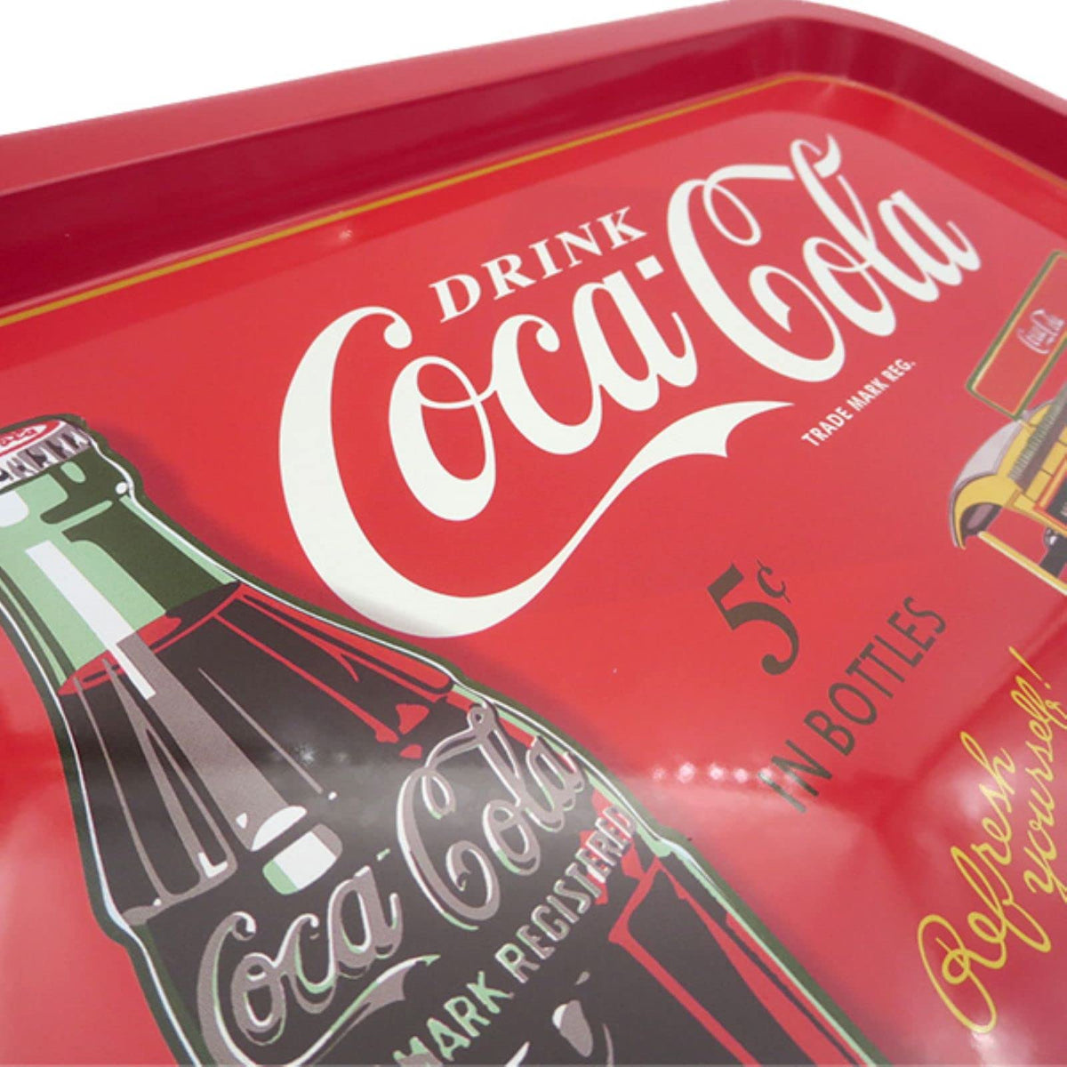 The Tin Box Company Coca Cola - Bandeja Rectangular (778417-12), Color Rojo