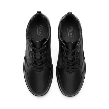Flexi Zapato Flexi Escolar 102021 Negro Zapatos para Uniformes de Escuela para niña