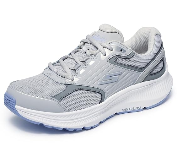Skechers Go Run Consistent 2.0 Advantage - Tenis para Mujer | Plantilla Goga Cooled - Alfombrilla de colchón ultraligero, tecnología M-Strike, piel y malla superior