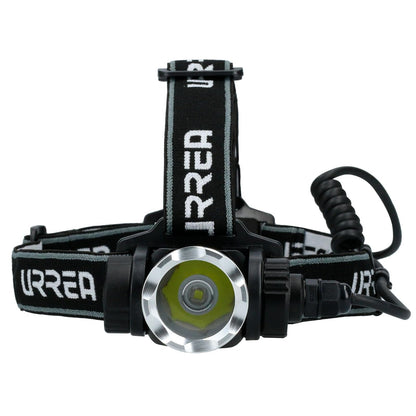 Urrea LCR70 Linterna de LED para cabeza recargable de 700 lm