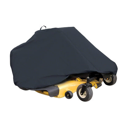 Classic Accessories 52-150-040401-00 Zero Turn Riding Mower Cover, Black, Up to 60" Decks