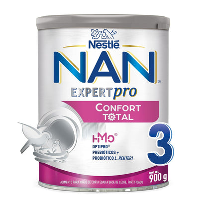 NAN 3 Expert Pro Confort Alimento Para Niños A Base de Leche 1 Año Lata 900g