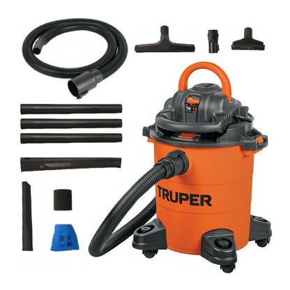 Truper Aspiradora/Sopladora Industrial de Líquidos y Sólidos - 5 Gal