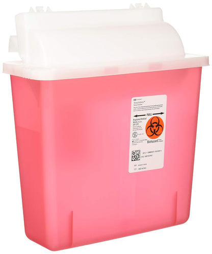 Container Sharpstar - Tapa para buzón en la habitación, color rojo 5 cuartos